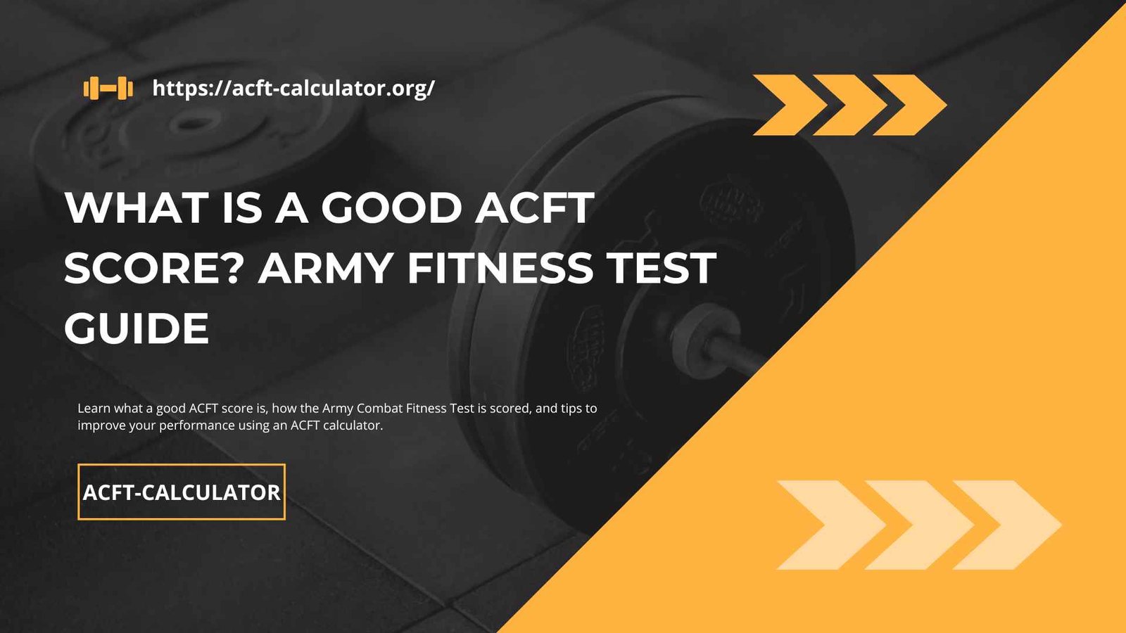 What Is a Good ACFT Score?